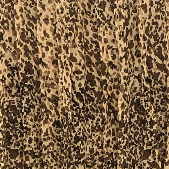 ALLISON TAYLOR silk animal print midi skirt - Picture 2 of 11